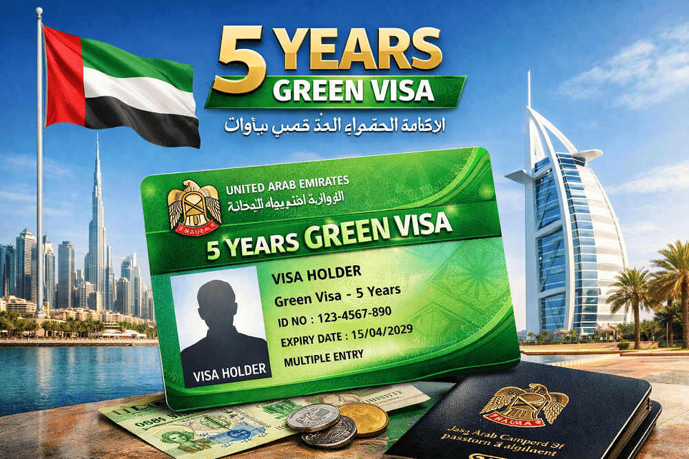 UAE Green Visa residency support and long-term living opportunities in Dubai