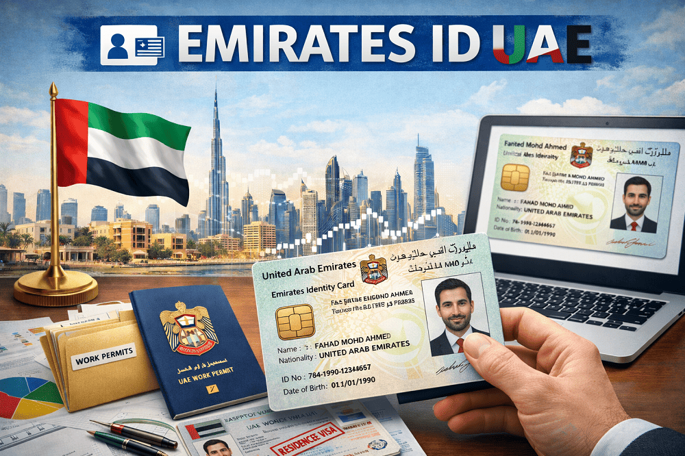Emirates ID application and renewal support in the UAE