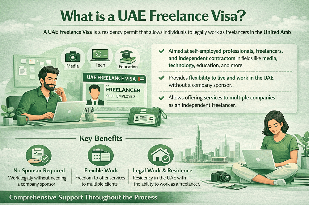 Independent professional setup and UAE freelance permit workflow
