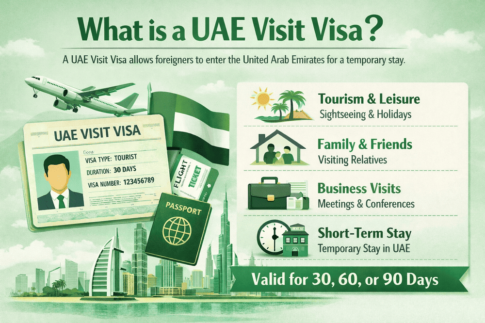 Passport and travel documents required for UAE visit visa applications